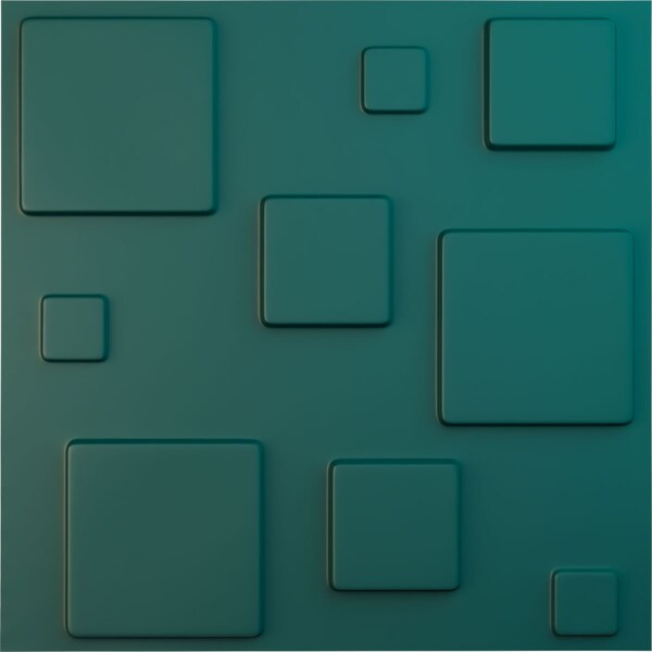 Ekena Millwork 19 5/8in. W x 19 5/8in. H Devon EnduraWall Decorative 3D Wall Panel Covers 2.67 Sq. Ft. WP20X20DEGLN - main